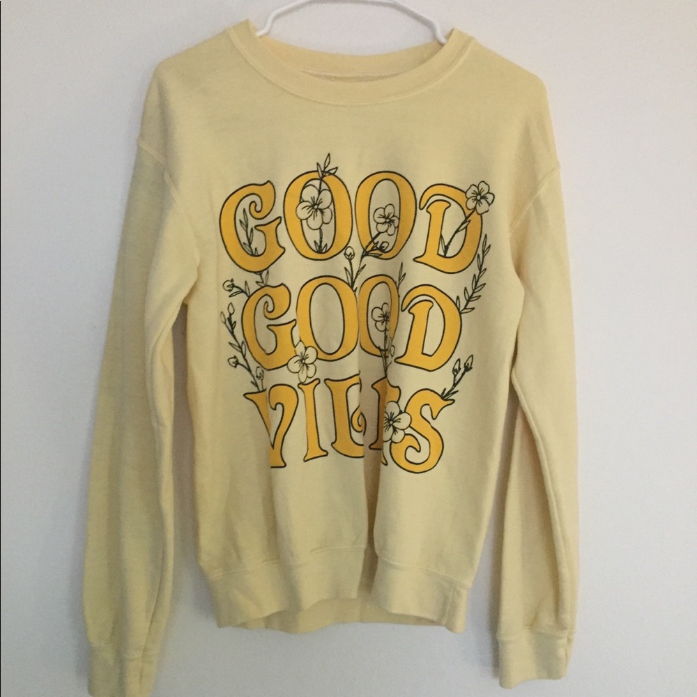 Yellow pull over